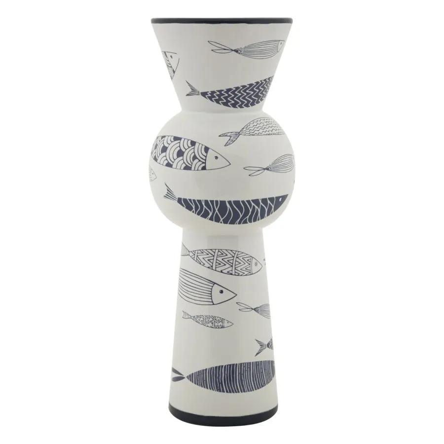 Wazon ceramiczny Ryba Wysoki 14x38,5 cm